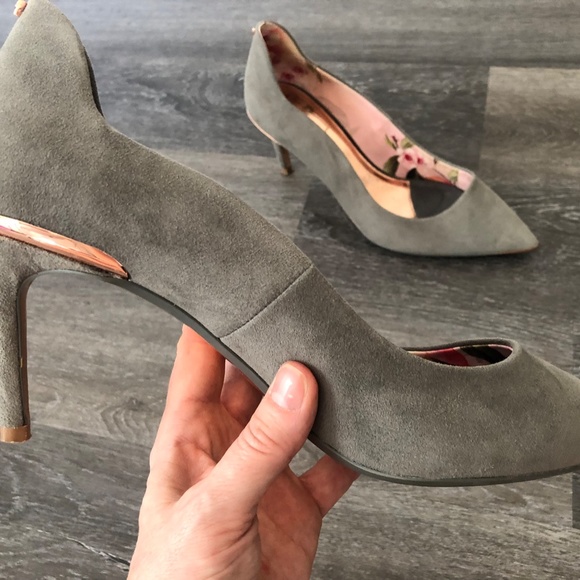 Grey Suede Shoes - Picture 3 of 3